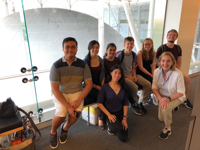 Field trip to the AMNH with summer undergrads carrying 
           out research at Yale.