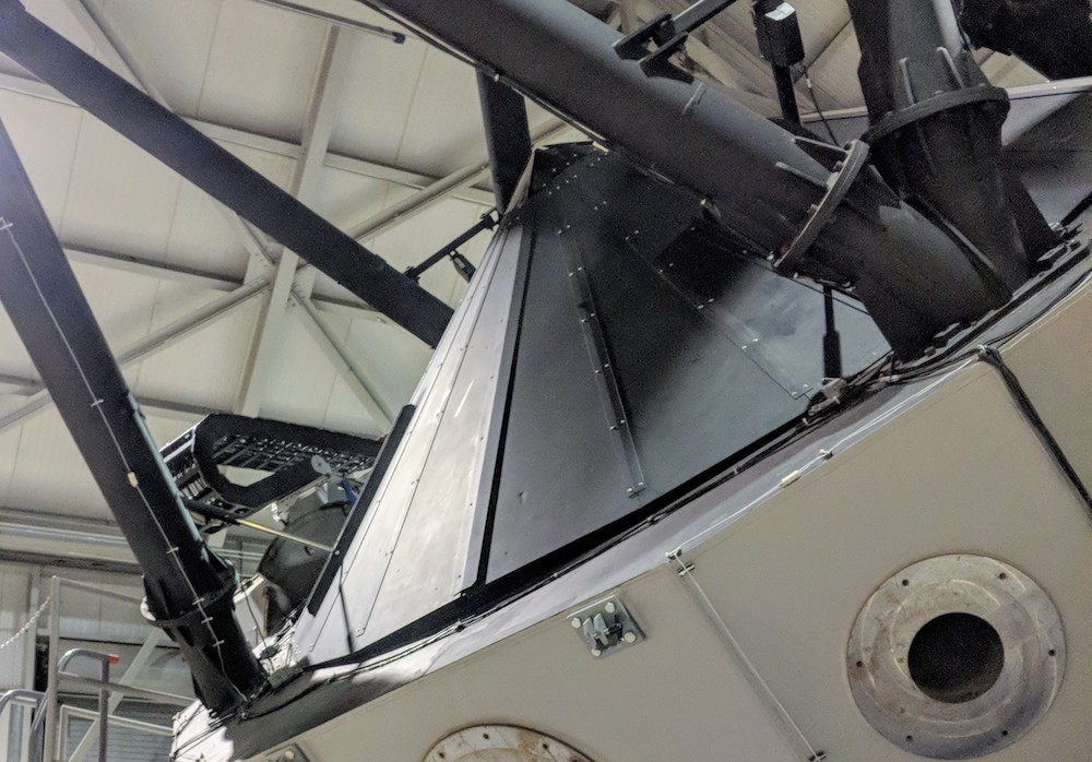 Close-up of the DCT telescope